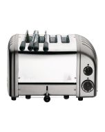 Dualit 2 x 2 Combi Vario 4 Slice Toaster Silver 42171