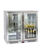 Prodis NT2ST-LE Stainless Steel Double Door Bottle Cooler 180 Litres