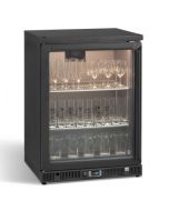 Gamko GF/100LG Left Hand Hinged Glass Single Door Anthracite Bottle Cooler, 50 Pint Glasses