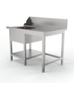 Sammic Pre-wash table right without sorting MPD-1200 L (1200 x 750 x 850 mm)