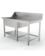 Sammic Pre-wash table right without sorting MPD-1500 L (1500 x 750 x 850 mm)