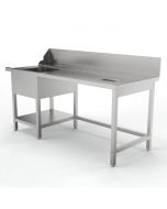 Sammic Pre-wash table right with sorting and space for dishwasher MPDLV-1800 (1800 x 760 x 880 mm)