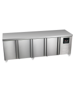 Sterling Pro Green SPI-6-250-40-NS Stainless Steel 4 Door Fridge Counter, 600mm Deep