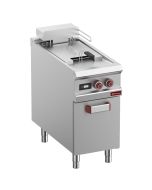 Diamond E9/F18A4-ND Single Basket Freestanding Electric Fryer on Neutral Closed Cupboard, 16kW