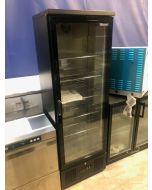 Blizzard 75814358674202411 GRADED-02127 BAR10 Upright Single Hinged Glass Door Bottle Cooler