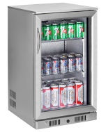 Sterling Pro Green SP1HC-STS Single Door Stainless Steel Bottle Cooler, 106 x 330ml Bottles