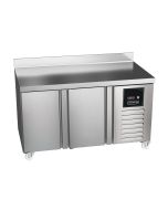 Sterling Pro Green SNI-7-135-20-SB 2 Door Counter Freezer with 100mm Splashback, 290 Litres