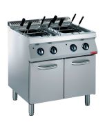 Diamond E17/CPA8-N 8 Basket Freestanding Electric Pasta Cooker on Neutral Closed Cupboard, 12kW