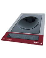 Diamond WOKI-60IP/TR-LIQ Electric Induction Hob & Built-in Wok with Tactile Keys, 6kW