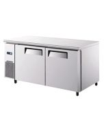 Atosa YPF9037GR Two Door Stainless Steel Undercounter Freezer, 334 Litres