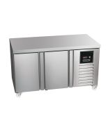 Sterling Pro Green SNI-7-135-20-NS 2 Door Counter Freezer Plain Top, 290 Litres