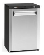 Gamko MG3/150LCS Maxiglass Left Hand Hinged Stainless Steel Front Single Door Undercounter Bottle Cooler, 150 Litres