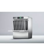 Hobart FXLSW-10B 500mm Basket Frontloading Commercial Dishwasher with Chemical Pump, Integral Water Softener & Drain Pump, 18 Plates