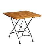 ARCH Square Folding Table Wood Top Outdoor – 70cm x 70cm – ZA.101CT