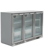 Blizzard BAR3SS Triple Hinged Glass Door Bottle Cooler