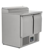 Blizzard BCC2EN Compact Double Door Counter Refrigerator With Raised Collar