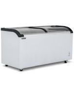 Blizzard BDF52 520L Curved Glass Lid Freezer