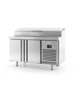 Infrico BMPP1500EN Slimline Double Door Refrigerated Counter With Raised Collar