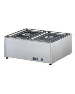 Sammic Tabletop bain marie BMS-211 - 2 x GN 1/1 - 700 x 580 x 300 mm - 230V Single Phase