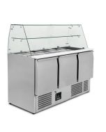 Blizzard BPD3 Compact Triple Door Prep Station With Display Case
