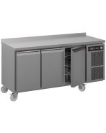 Hoshizaki Premier K 3 A5 DL DL DR C U 3 Door Stainless Steel Refrigerated Counter with Splashback, 463 Litres