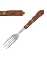 Olympia Steak Forks with Merbau Wood Handles (12 Pack) BFC1604