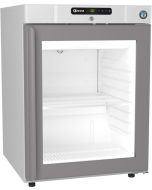Hoshizaki Compact FG220 L-DR G U Glass Single Door White Undercounter Display Freezer, 123 Litres