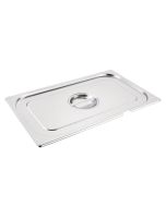 Vogue Stainless Steel 1/1 Gastronorm Notched Lid