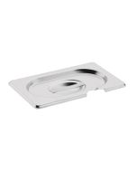 Vogue Stainless Steel 1/9 Gastronorm Notched Lid