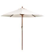 Bolero Round Parasol 3m Diameter Cream CB516