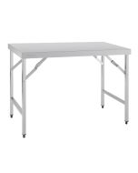 Vogue Stainless Steel Folding Table 1200mm