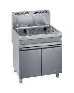 Diverso WR-GF30-G2 Gas fryer, two 15-liters tank on cupboard
