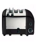 Dualit 2 + 1 Combi Vario 3 Slice Toaster Black 31205