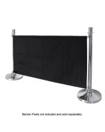 Bolero Black Canvas Barrier CF137