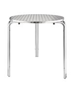 Bolero Round Stainless Steel Bistro Table 700mm CG836