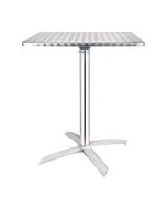 Bolero Square Flip Top Table Stainless Steel 600mm CG838