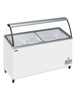 Tefcold IC501SCE + CANOPY Scoop Ice Cream Display 112L