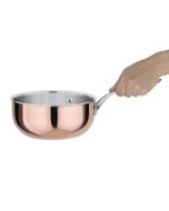 Vogue Copper Tri-Wall Flared Sauté Pan 20cm
