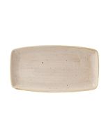 Churchill Stonecast Oblong Plate Nutmeg 350x185mm - CY960 - pk 6