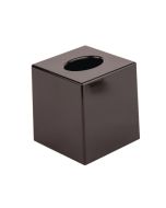 Bolero Black Cube Tissue Holder DA603