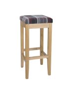 Bolero Austin High Stool Grey Tartan (Single) DC827