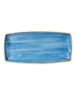 Churchill Stonecast Rectangular Plates Cornflower Blue 295 x 150mm (12 Pack) SCFSOP111