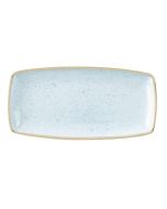 Churchill Stonecast Rectangular Plates Duck Egg Blue 250mm (12 Pack) SDESOP111