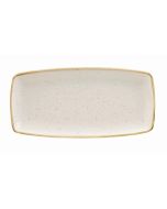 Churchill Stonecast Rectangular Plates Barley White 295 x 150mm (12 Pack) SWHSOP111