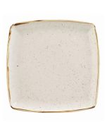 Churchill Stonecast Deep Square Plates Barley White 260mm (6 Pack) SWHSDS101
