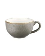 Churchill Stonecast Cappuccino Cups Peppercorn Grey 8oz (12 Pack) SPGSCB201