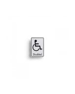 DM004 - Disabled Symbol with Text Door Sign