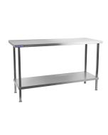 Vogue Stainless Steel Centre Table 1800mm x 600mm Deep