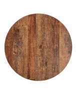 Bolero Pre-Drilled Round Table Top Urban Dark 600mm DR822