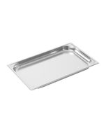 Vogue Heavy Duty Stainless Steel 1/1 Gastronorm Tray 40mm